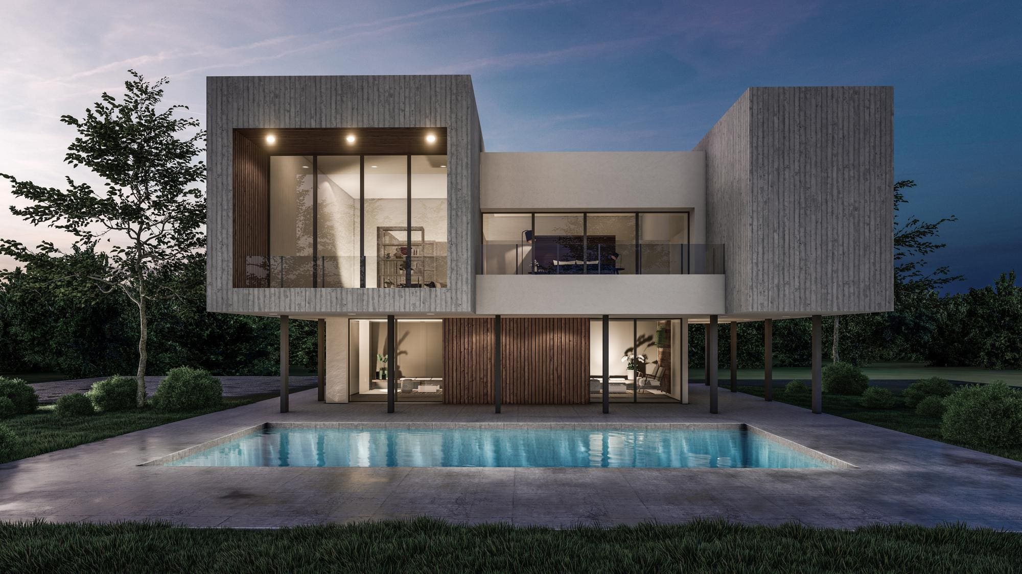 3d-rendering-illustration-modern-house-swimming-pool